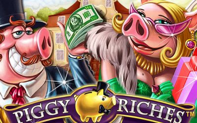 Piggy Riches: Vind op til 360.000 mønter | Udløs op til 28 free spins | Spil om penge hos Leovegas